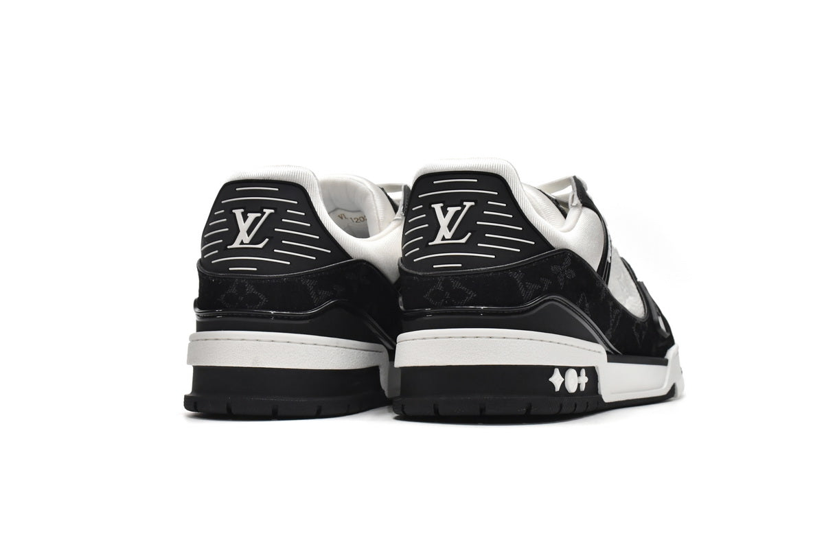 Louis Vuitton Trainer Black And White