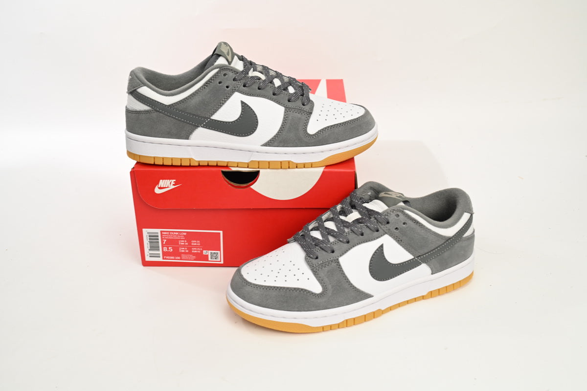 Nike Dunk Low White Gray Raw Rubber