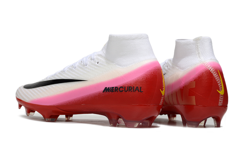 Nike Mercurial Vapor 15 Elite FG Low/High – Blanco/Rosa/Rojo