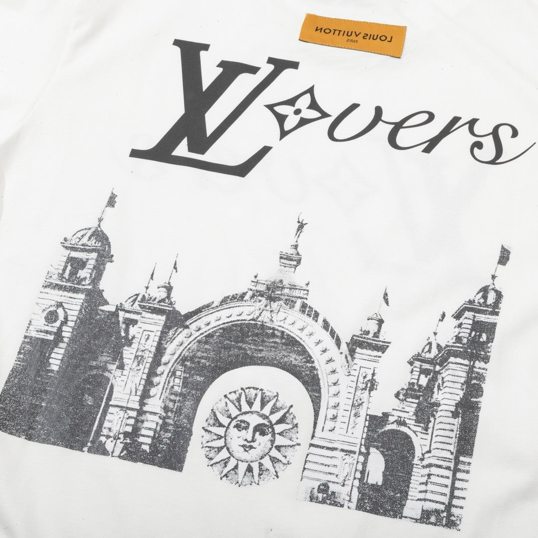 Camiseta LV Lovers – Blanca o Negra Estilo Streetwear
