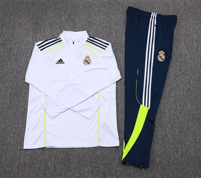Chándal Real Madrid Blanco y Azul Marino 2025/2026 – Conjunto de Entrenamiento