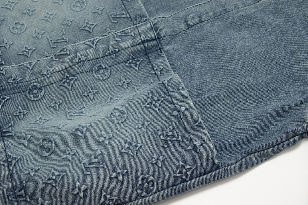 Conjunto vaquero Louis Vuitton para hombre – Camisa y bermuda denim