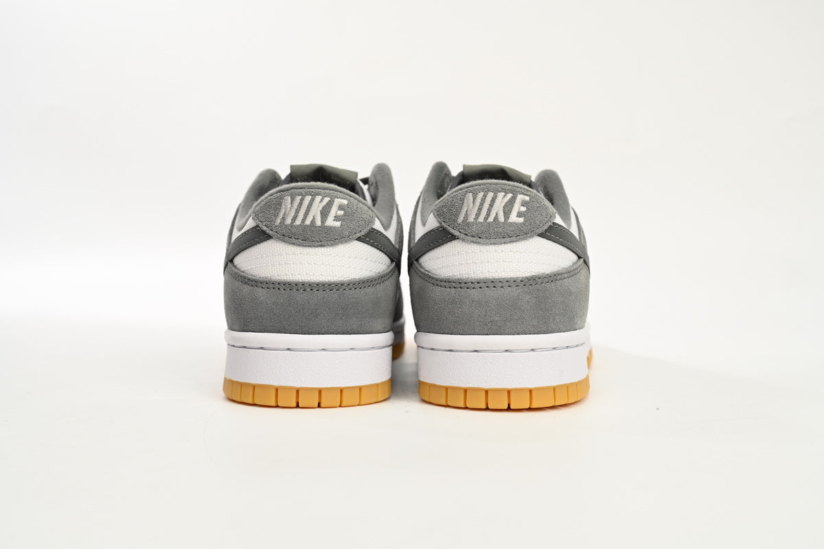 Nike Dunk Low White Gray Raw Rubber