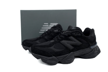 New Balance 9060 Triple Black Suede | Zapatillas Lifestyle Premium