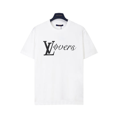 Camiseta LV Lovers – Blanca o Negra Estilo Streetwear