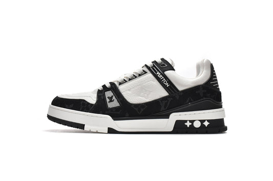 Louis Vuitton Trainer Black And White