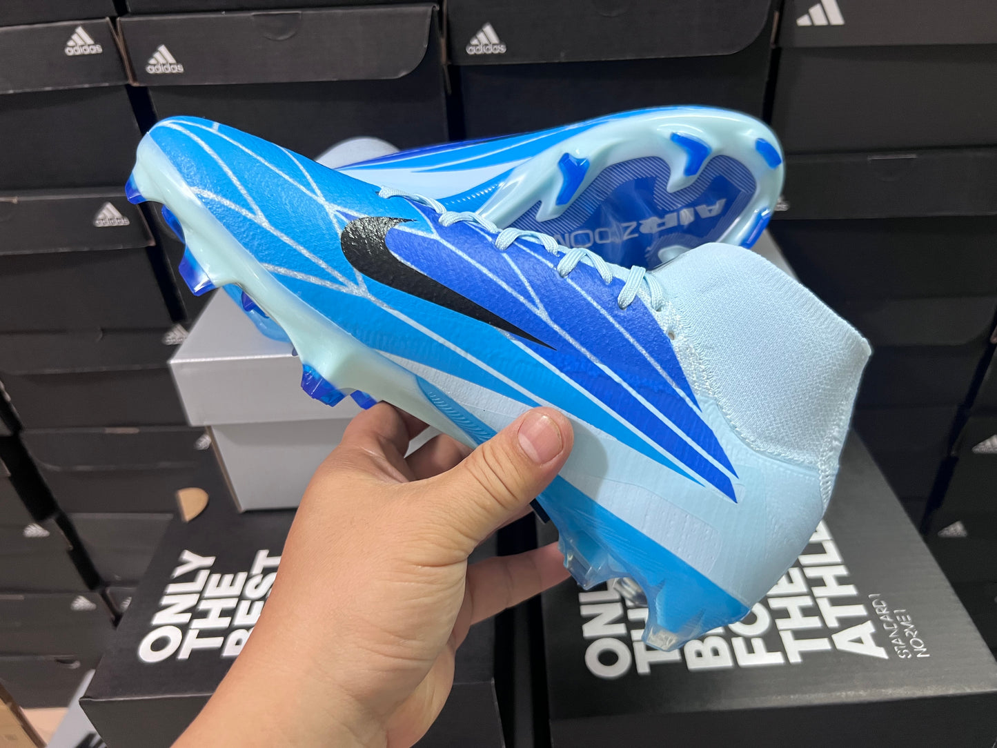Nike Air Zoom Mercurial Vapor 16 & Superfly 10 Elite FG Hgh/Low – Azul Blast Edition