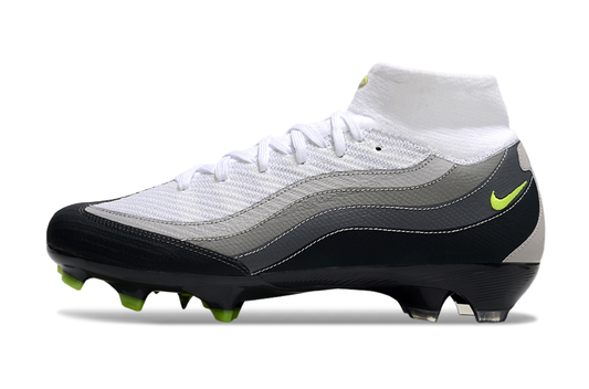 Nike Mercurial Superfly 10 Elite × Air Max 95 Neon Low/High – Blanco/Gris