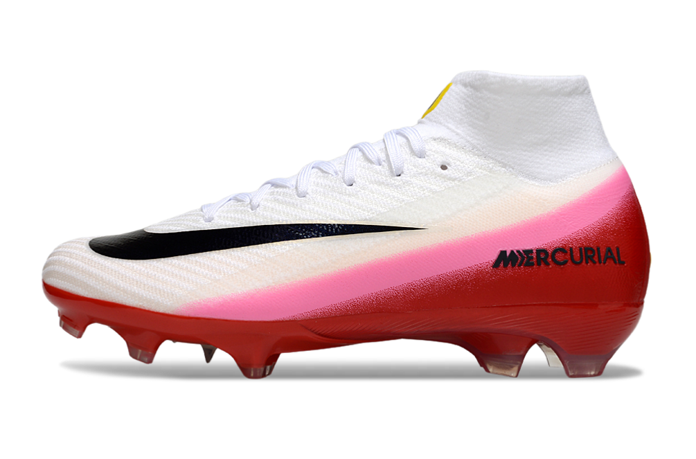 Nike Mercurial Vapor 15 Elite FG Low/High – Blanco/Rosa/Rojo