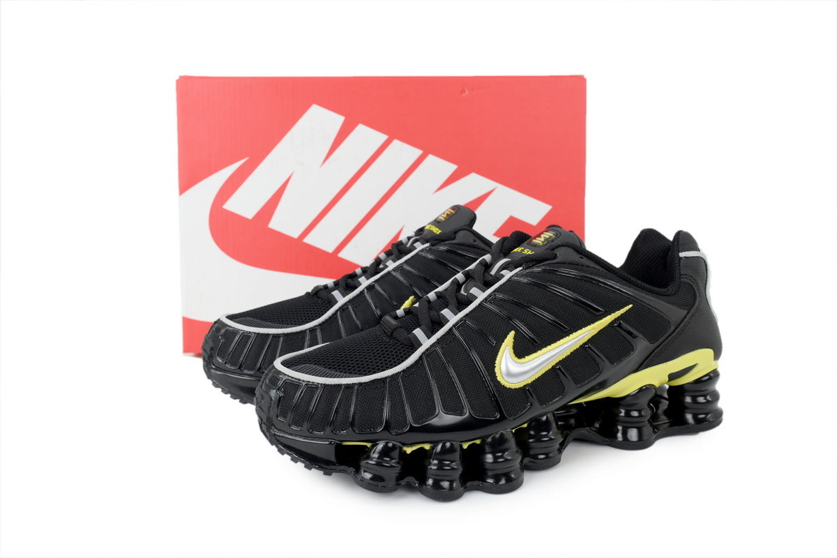 Nike Shox TL Black Dynamic Yellow | Zapatillas Lifestyle Premium
