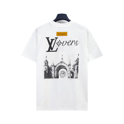 Camiseta LV Lovers – Blanca o Negra Estilo Streetwear