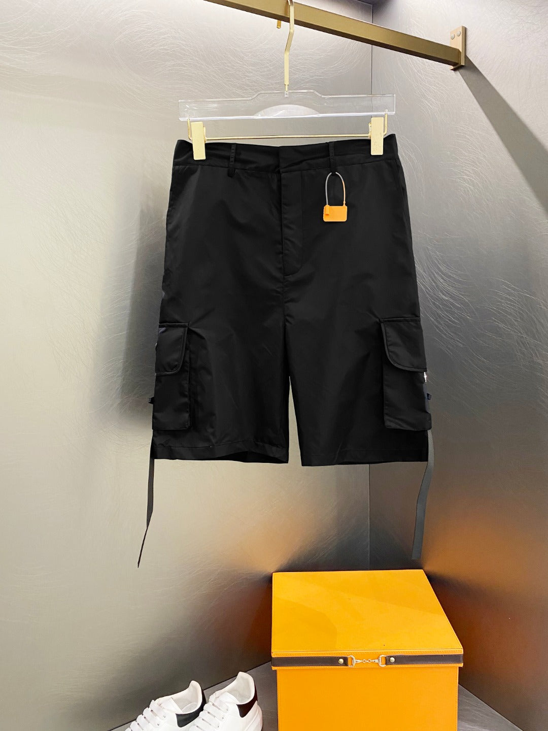 Conjunto Prada Técnico Cargo Negro – Camisa Oversize + Pantalón Cargo