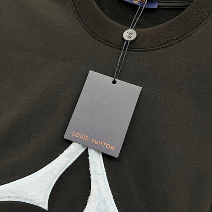 Camiseta LV Negra Estilo Streetwear Premium
