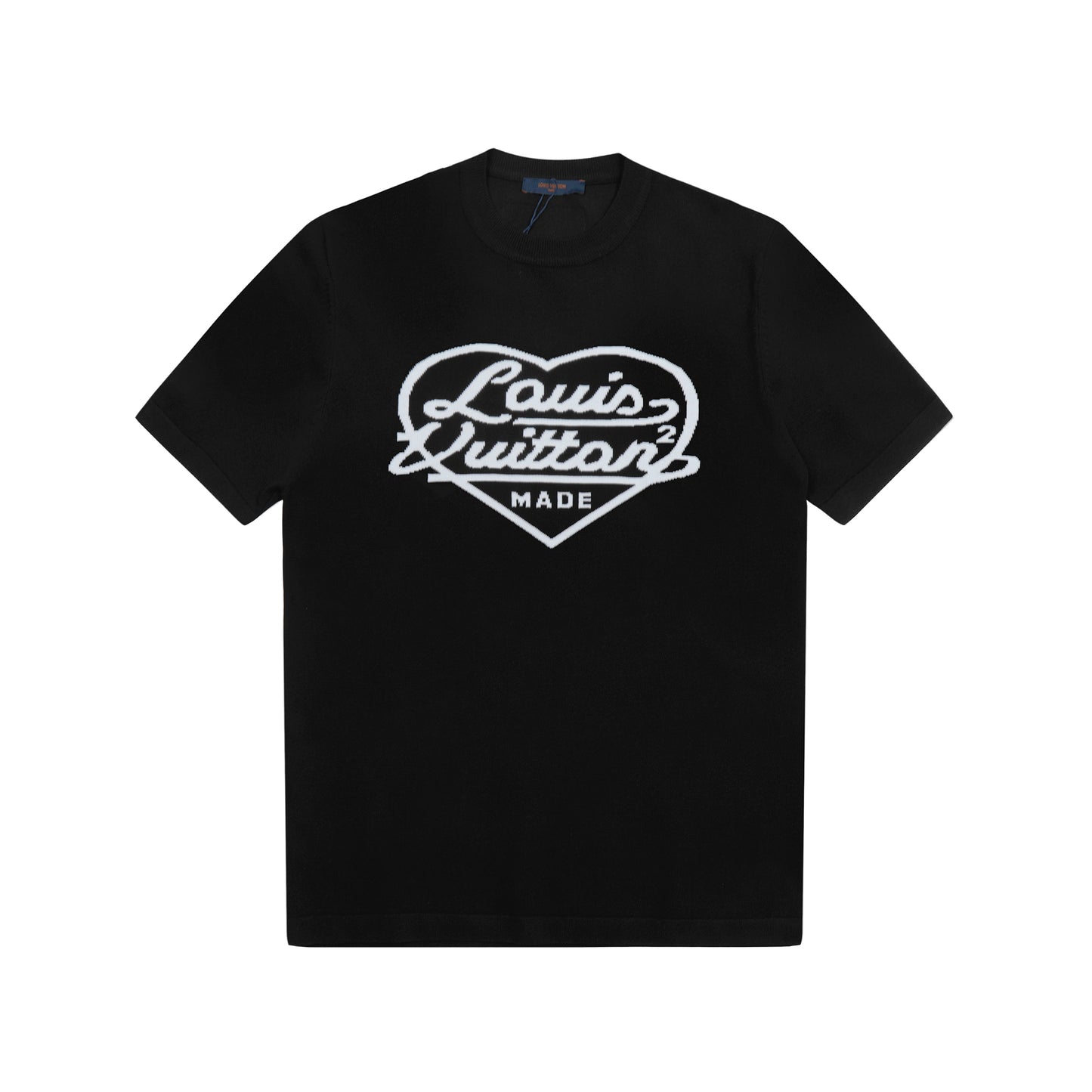 Camiseta Louis Vuitton corazón – Negro premium