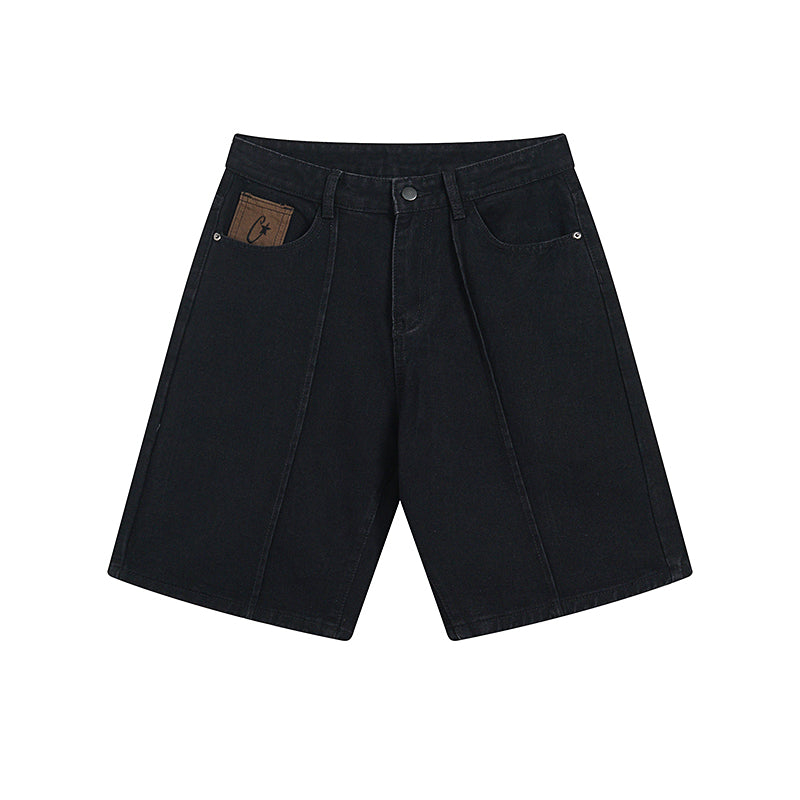 Bermudas Vaqueras Buckers Star Dual – Azul y Negro