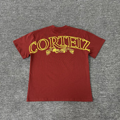 Camiseta Corteiz “Règne Sur Le Monde” – Logo Espalda Oversized