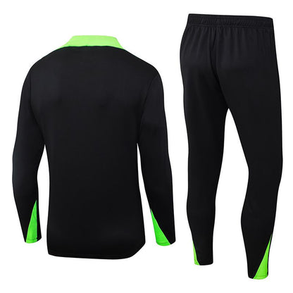 Chándal Brasil 2025/2026 Negro – Conjunto de Entrenamiento