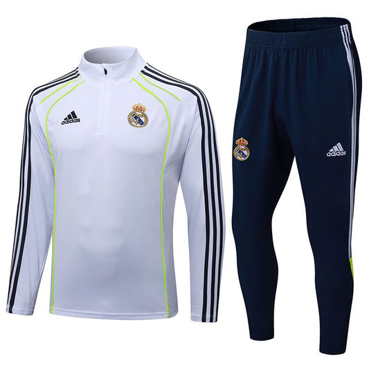 Chándal Real Madrid Blanco y Azul Marino 2025/2026 – Conjunto de Entrenamiento