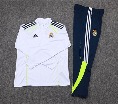 Chándal Real Madrid Blanco y Azul Marino 2025/2026 – Conjunto de Entrenamiento