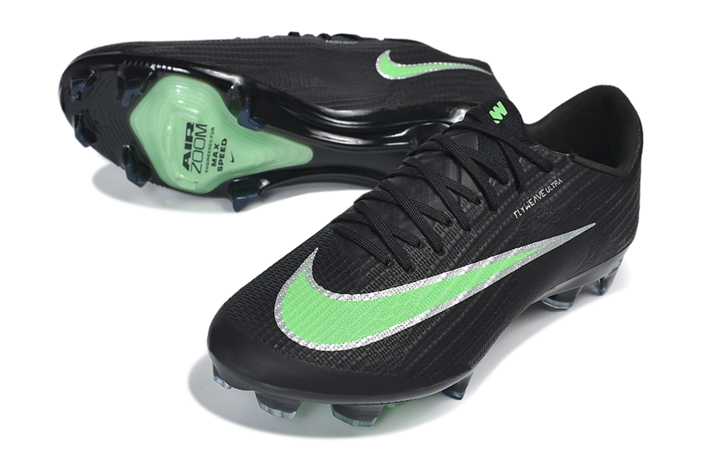 Nike Air Zoom Mercurial Vapor 17 Elite XXVI FG Black/Green Strike | Botas de Fútbol Profesionales