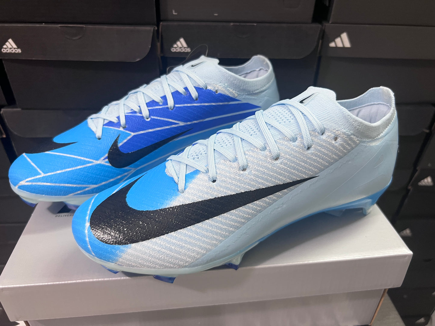 Nike Air Zoom Mercurial Vapor 16 & Superfly 10 Elite FG Hgh/Low – Azul Blast Edition
