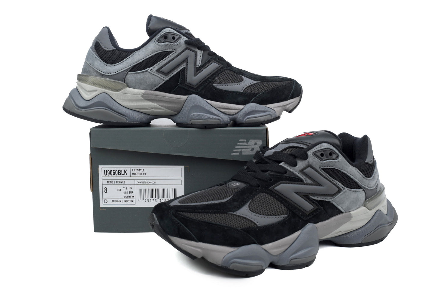 New Balance 9060 Black Castlerock | Zapatillas Lifestyle Premium