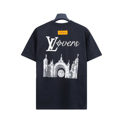 Camiseta LV Lovers – Blanca o Negra Estilo Streetwear