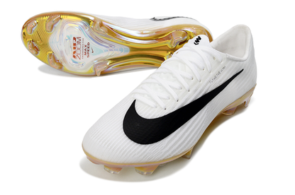 Nike Air Zoom Mercurial Vapor 17 Elite XXVIFG White/Black | Botas de Fútbol Profesionales