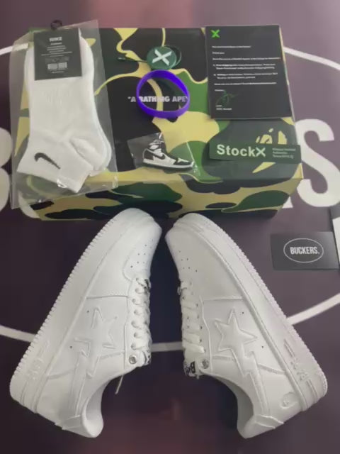 BAPE STA Bathing Ape Low White